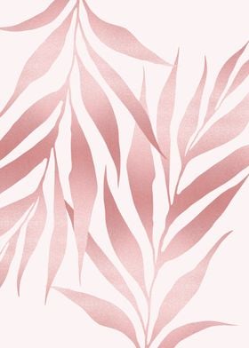 Pink leaves