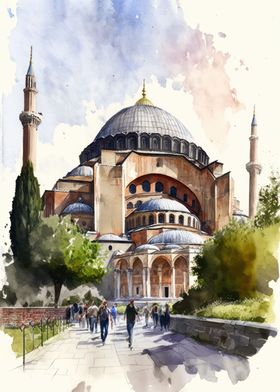 The Hagia Sophia Istanbul