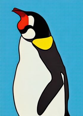 Pop Art Penguin 04