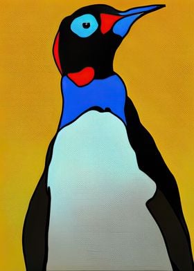 Pop Art Penguin 06