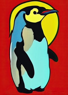 Pop Art Penguin 02