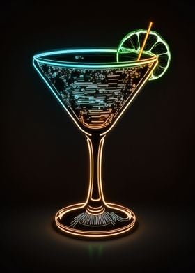 Neon Martini