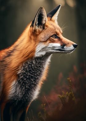 Cute Fox Portrait