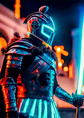 Cyberpunk Knight