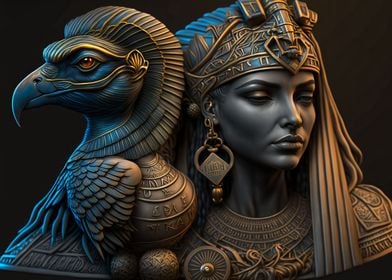 Cleopatra and Horus V2