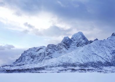 Snowy mountain