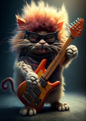 Rock N Roll Cool Cat 3