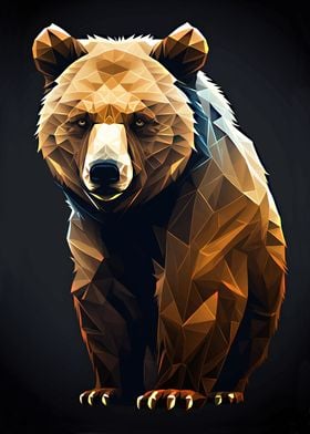 Bear Abstract art