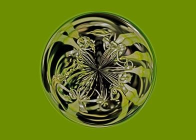 Snake plant abstract art