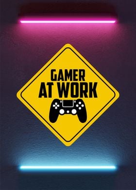 Gamer At Work