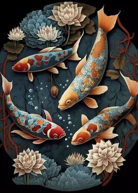 Koi Fantasy world