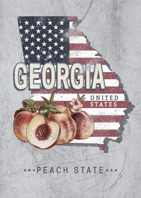 Georgia  Map United States