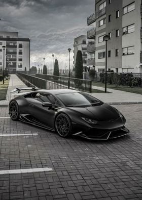 Black Lamborghini Super