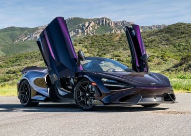 Purple McLaren 765LT 2022