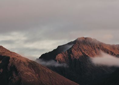 Misty mountains