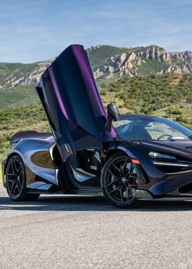 Purple McLaren 765LT 2022