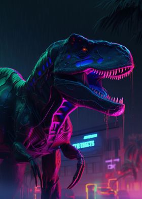 Neon T Rex