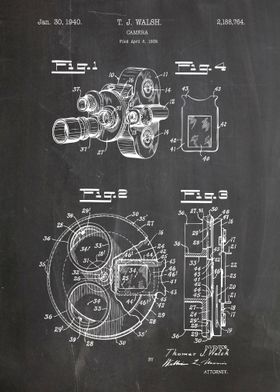 Camera lens patent 1939