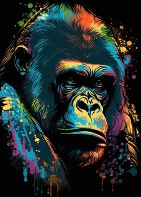 Gorilla Art Style 1