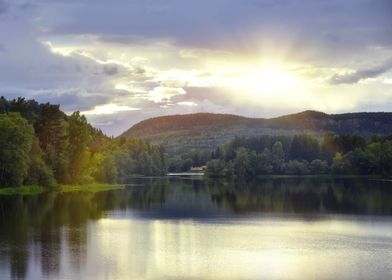 Rainbow lake