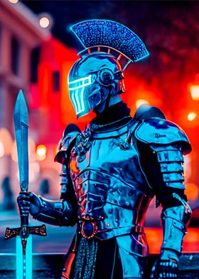 Cyberpunk Knight