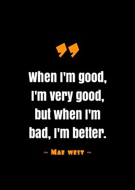 quote Mae west 