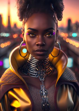 Futuristic African Queen