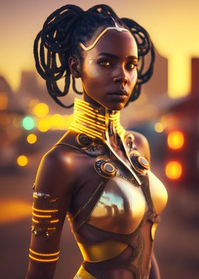 Futuristic African Queen