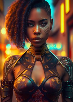 Futuristic African Queen