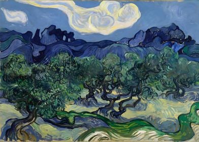  Olive Trees van Gogh