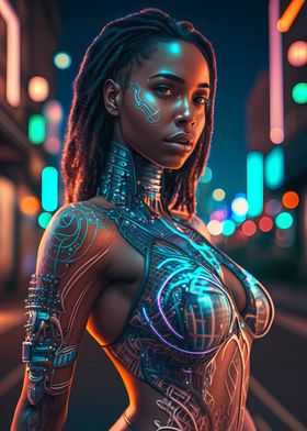 Futuristic Ninja Girl