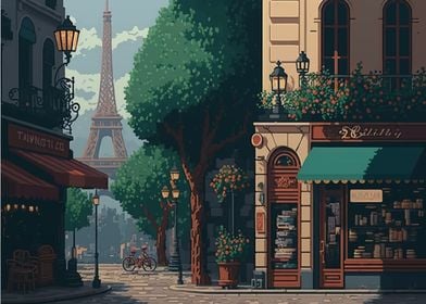 Paris Pixel art