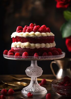 Velvety Red Cake Delight