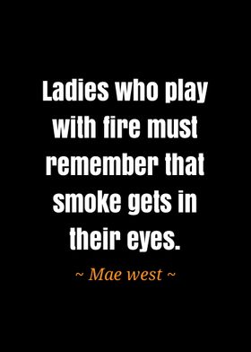 quote Mae west