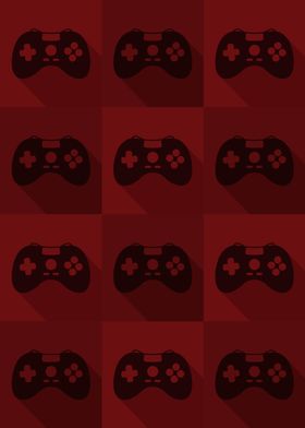 Gamer Controllers Red