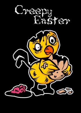 Easter broken chick