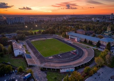 football stadium