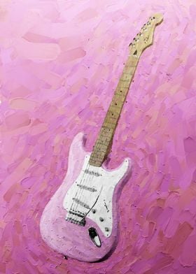 Pink Fender Stratocaster