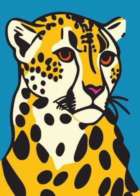 Jungle Cat Portrait Poster