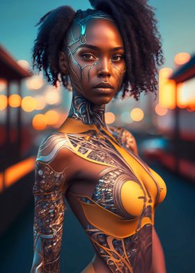 Futuristic African Queen