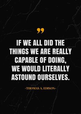 Thomas A Edison