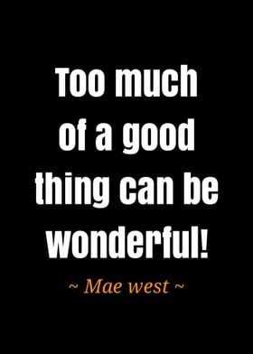 quote Mae west 