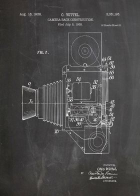 Camera back construction