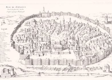 Jerusalem ancient city map