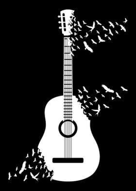 Acoustic Guitar Birds