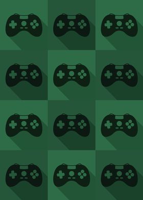 Gamer Controllers Green