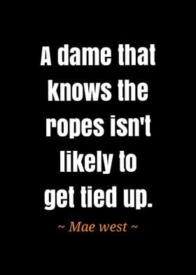 quote Mae west 