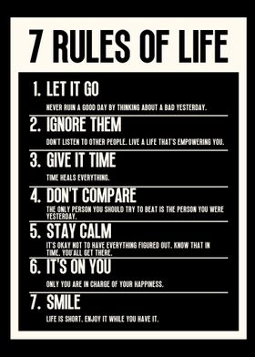 7 Rules of Life