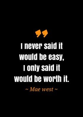 quote Mae west 