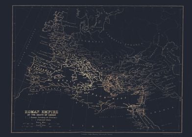 Roman empire European map